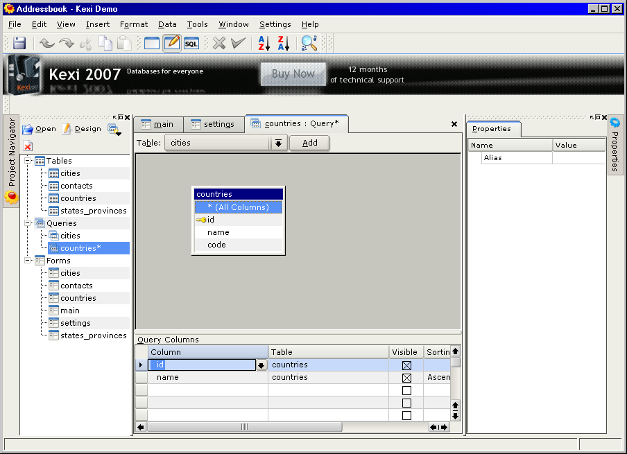 File Kexi Win2000 Addressbook Queries Countries edit .png