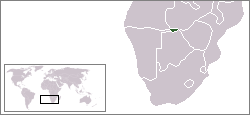 Ligging of Oos-Caprivi