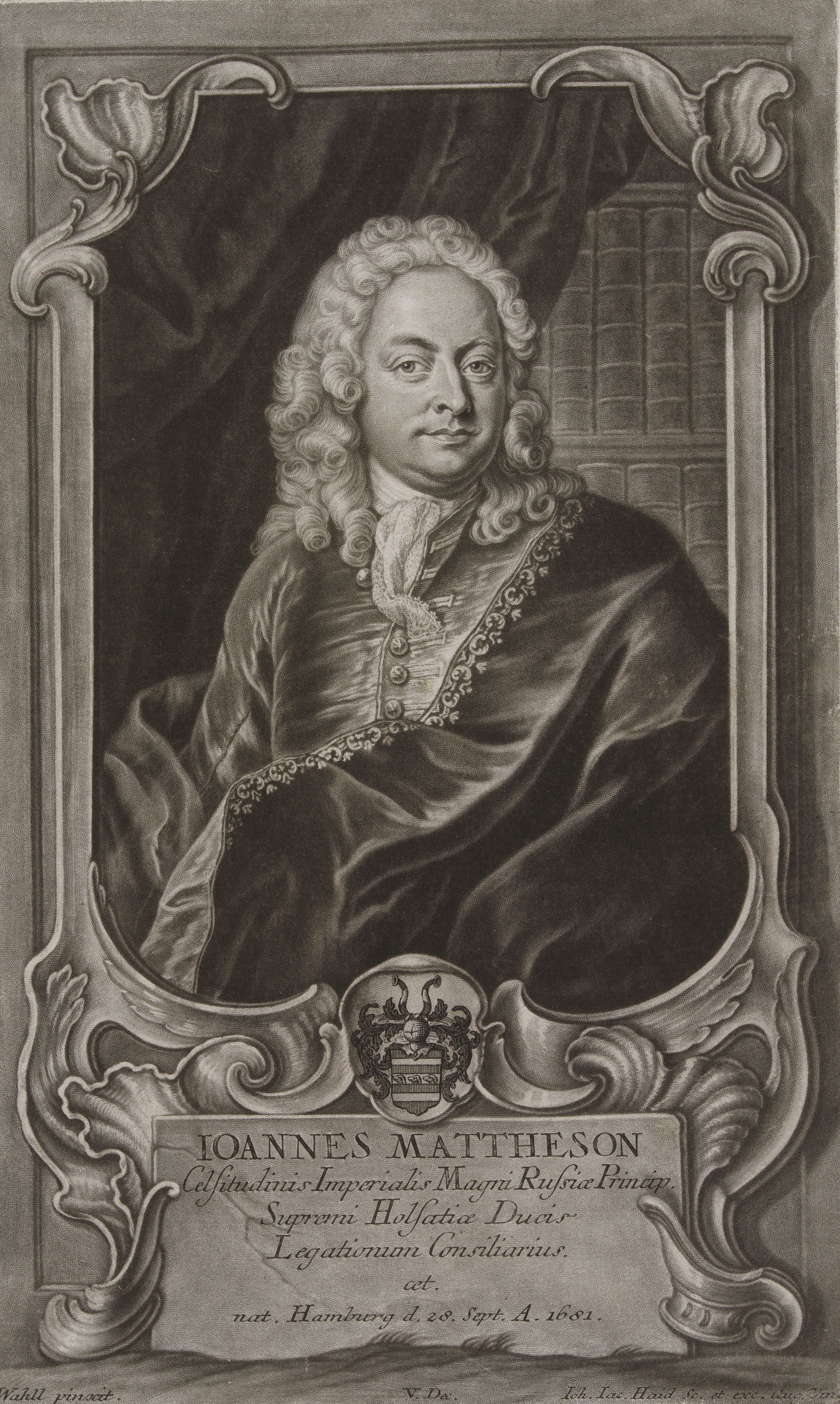 Johann Mattheson(Kupferstich von [[Johann Jacob Haid