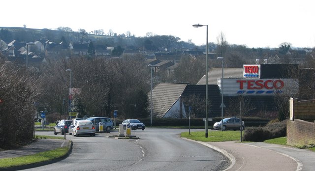 File:Roundabout by Tesco in Barnstaple - geograph.org.uk - 1709855.jpg