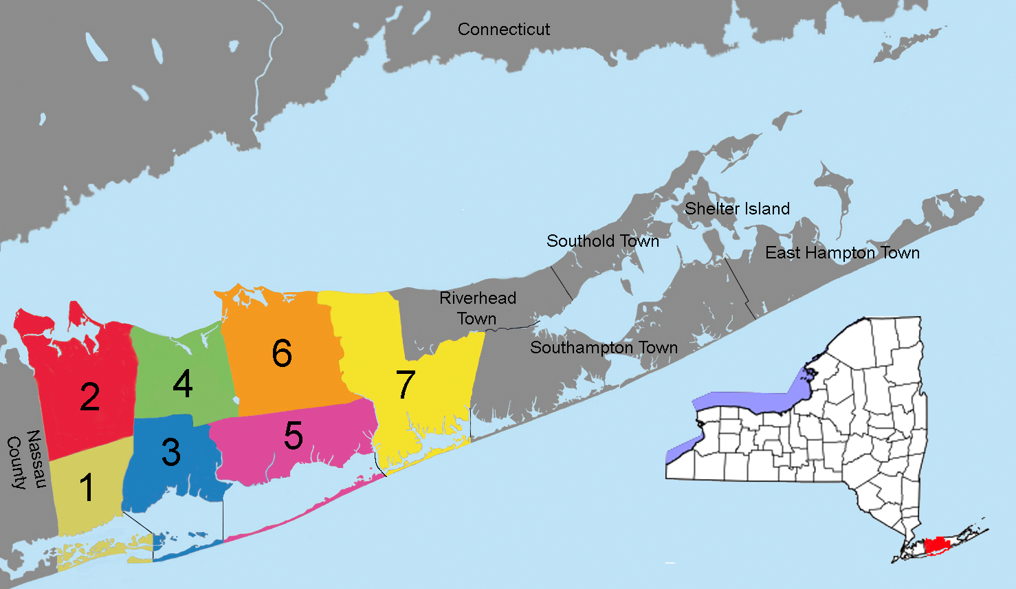 Suffolk County Precincts Map.