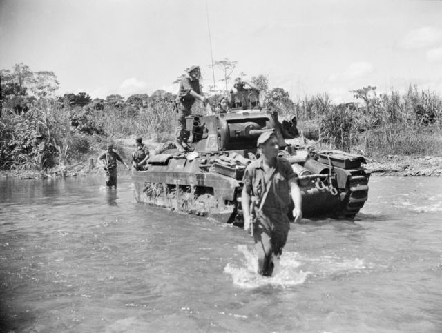 File:AWM 092041 Matilda tanks advance on Hongorai River 1945.jpg