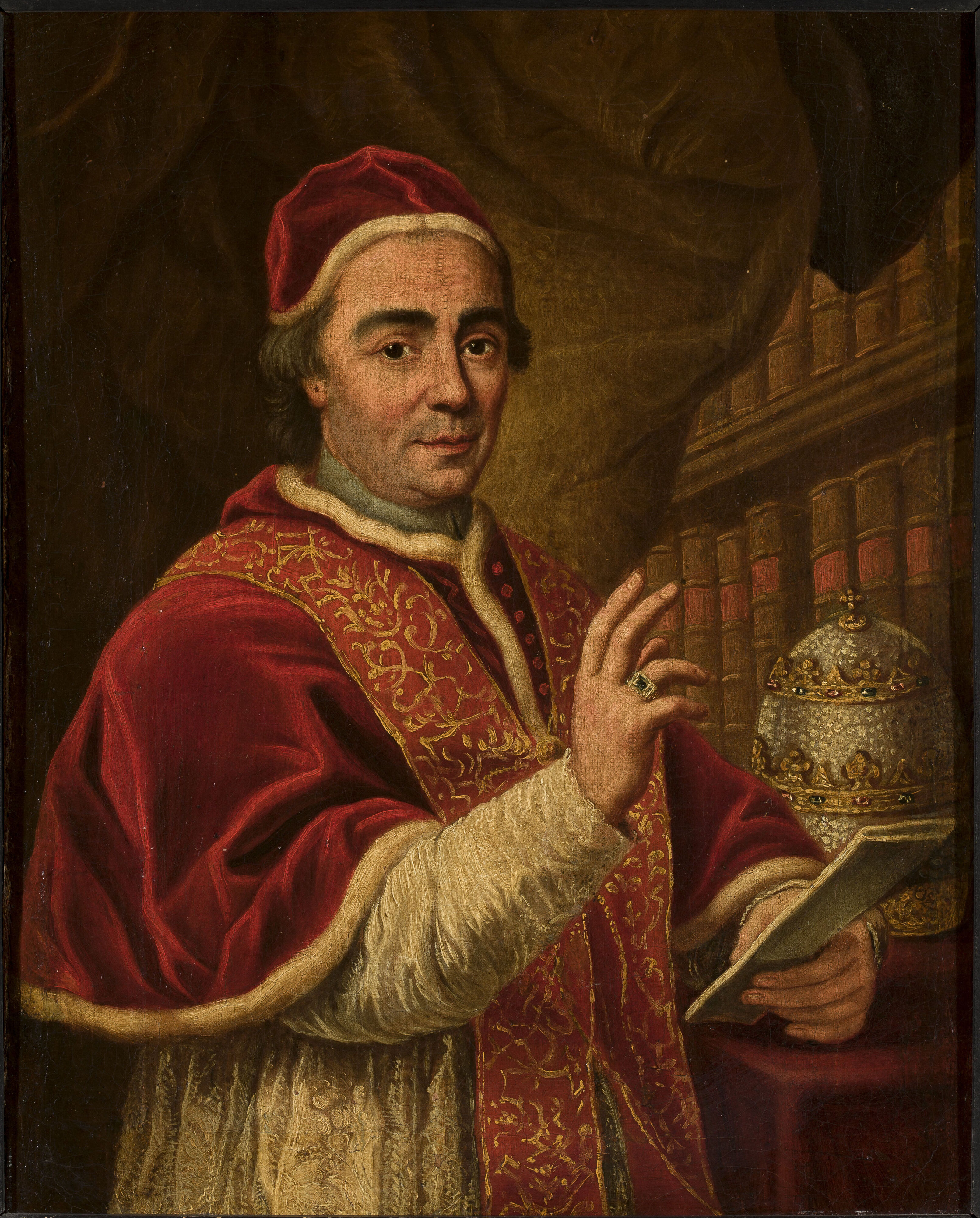 kugle Anholdelse Jep File:Anton Raphael Mengs - Portrait of pope Clement XIII - 156065 MNW -  National Museum in Warsaw.jpg - Wikimedia Commons