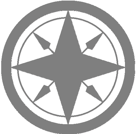 Gray compass 2 icon - Free gray compass icons