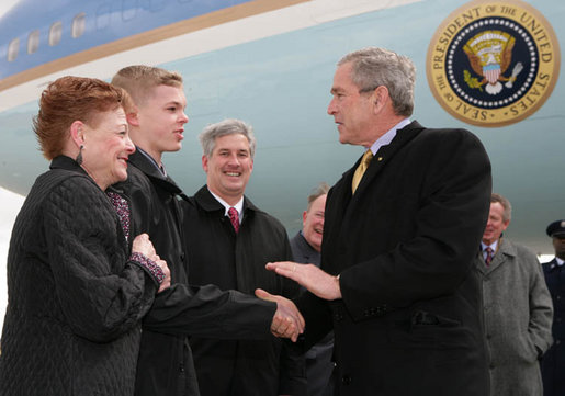 Jason McElwain reçu par Georges W. Bush le 23 février 2006