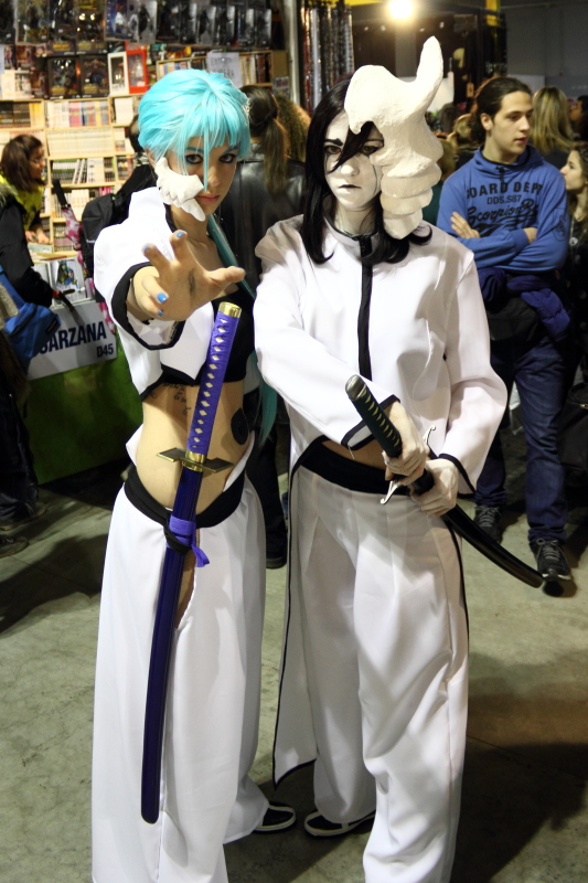 Bleach Cosplay Unleashes The Fury of the Arrancar, Ulquiorra and Grimmjow