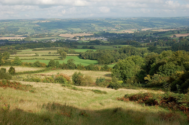 Hay from Offa's Dyke - geograph.org.uk - 1502541