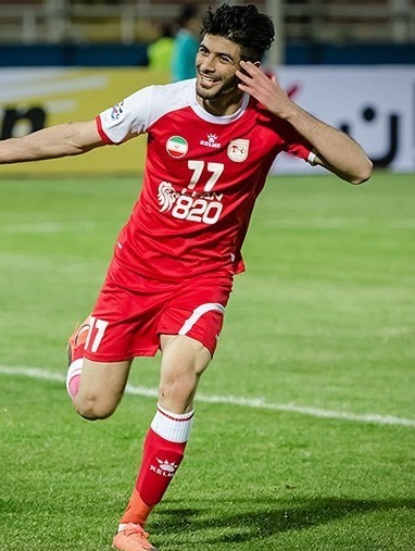 Saeid Aghaei of Sepahan during the Persian Gulf Pro League match