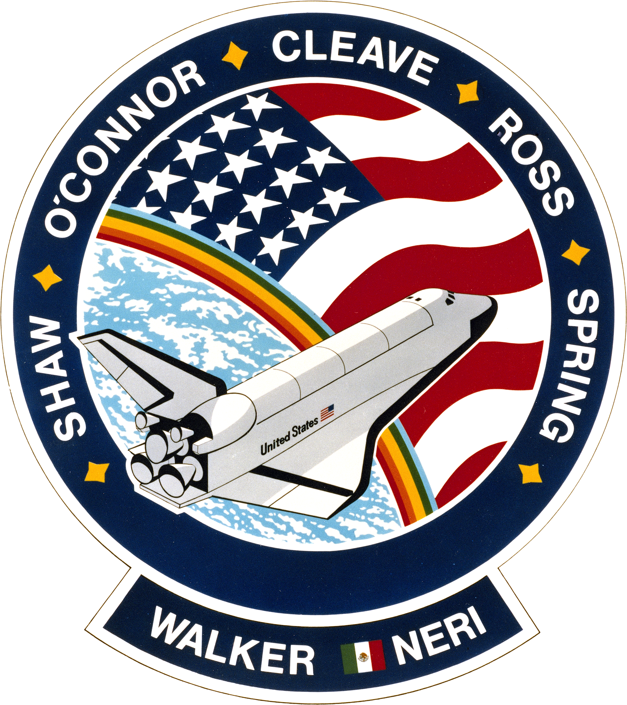 U.S spatiale NASA Space écusson patch sts-27 Navette Spatiale ATLANTIS Mission