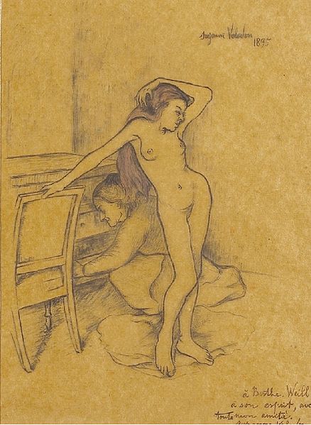 File:Suzanne Valladon , Nu dédicacé à Berthe Weill, 1895.jpg