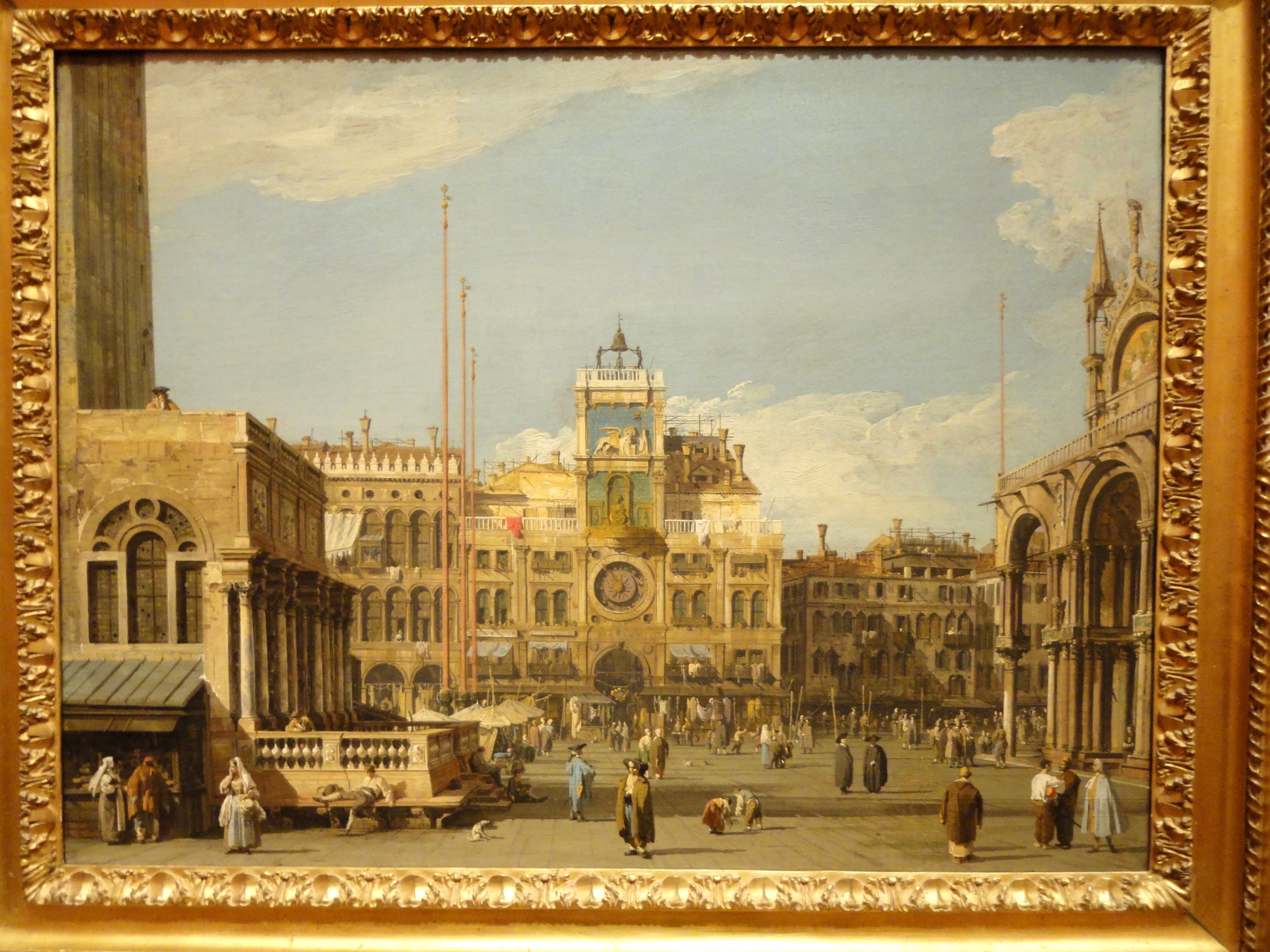 File:The Clock Tower in the Piazza San Marco, Canaletto, 1728-1730 