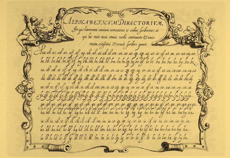 File Theatrum Artis Scribendi 1594 Page 8 Alphabetum Directorium 1 Of 2 Jpg Wikimedia Commons