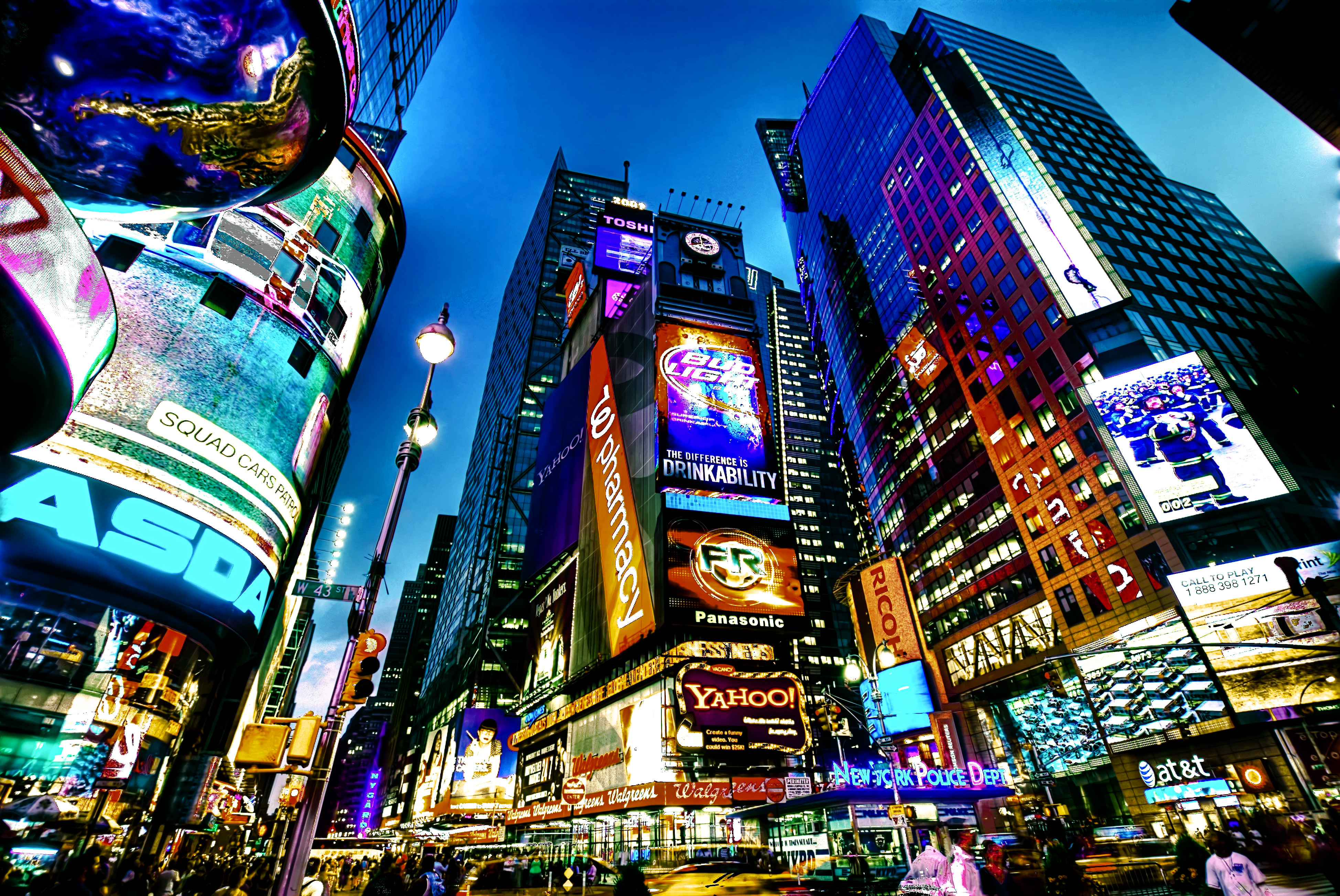 File:Times Square, New York City (HDR).jpg - Wikimedia Commons
