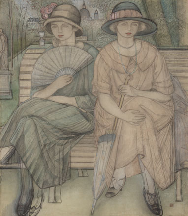 File:Tsuchida Bakusen - Women in Paris.jpg