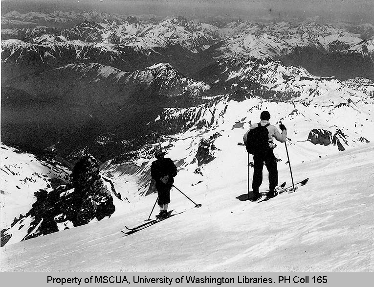 File:Two skiers on the northeast corner of Mount Baker near Pumice Stone Pinnacle (509719880).jpg