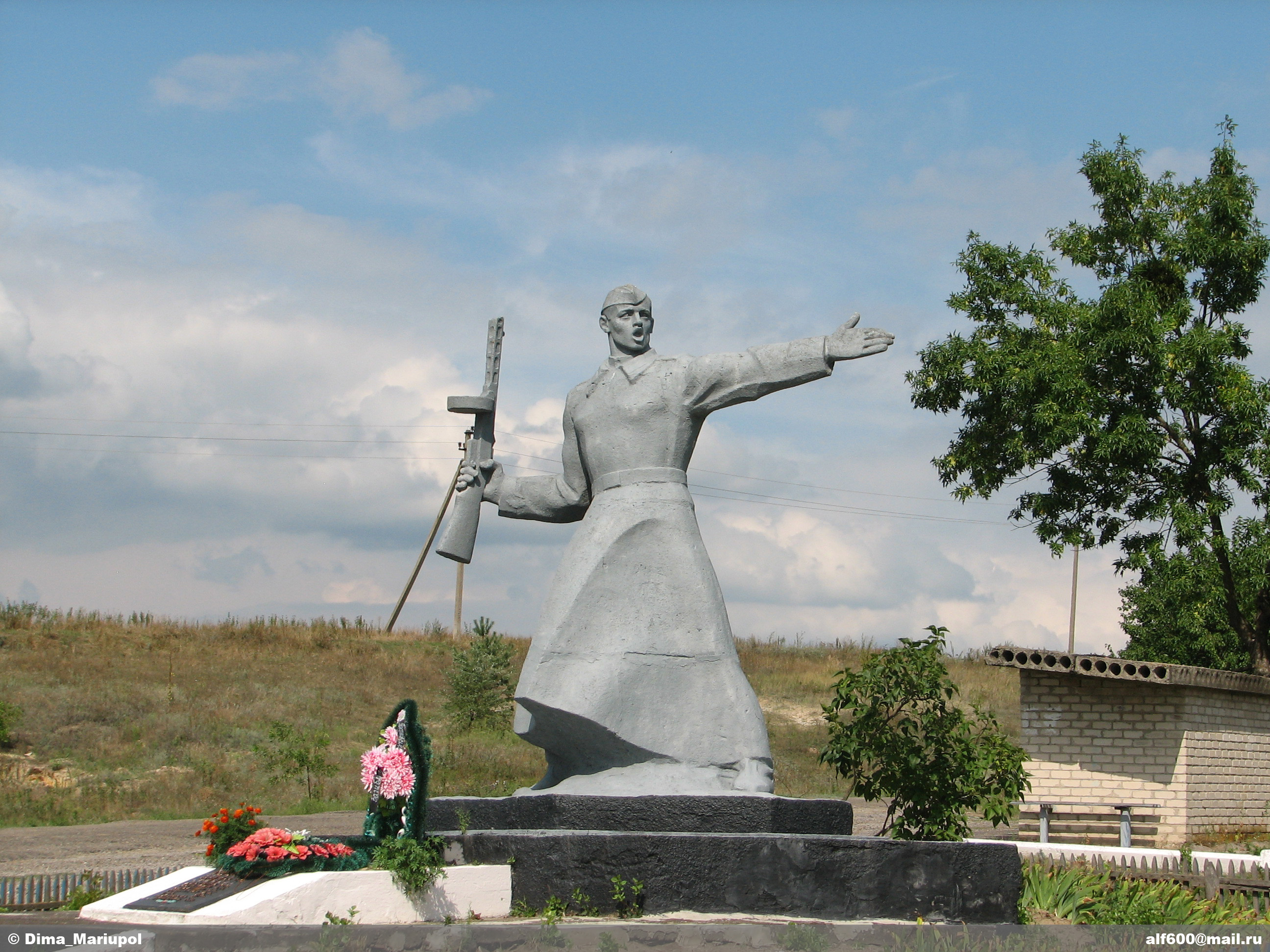 Военная тематика - нравировка на памятник