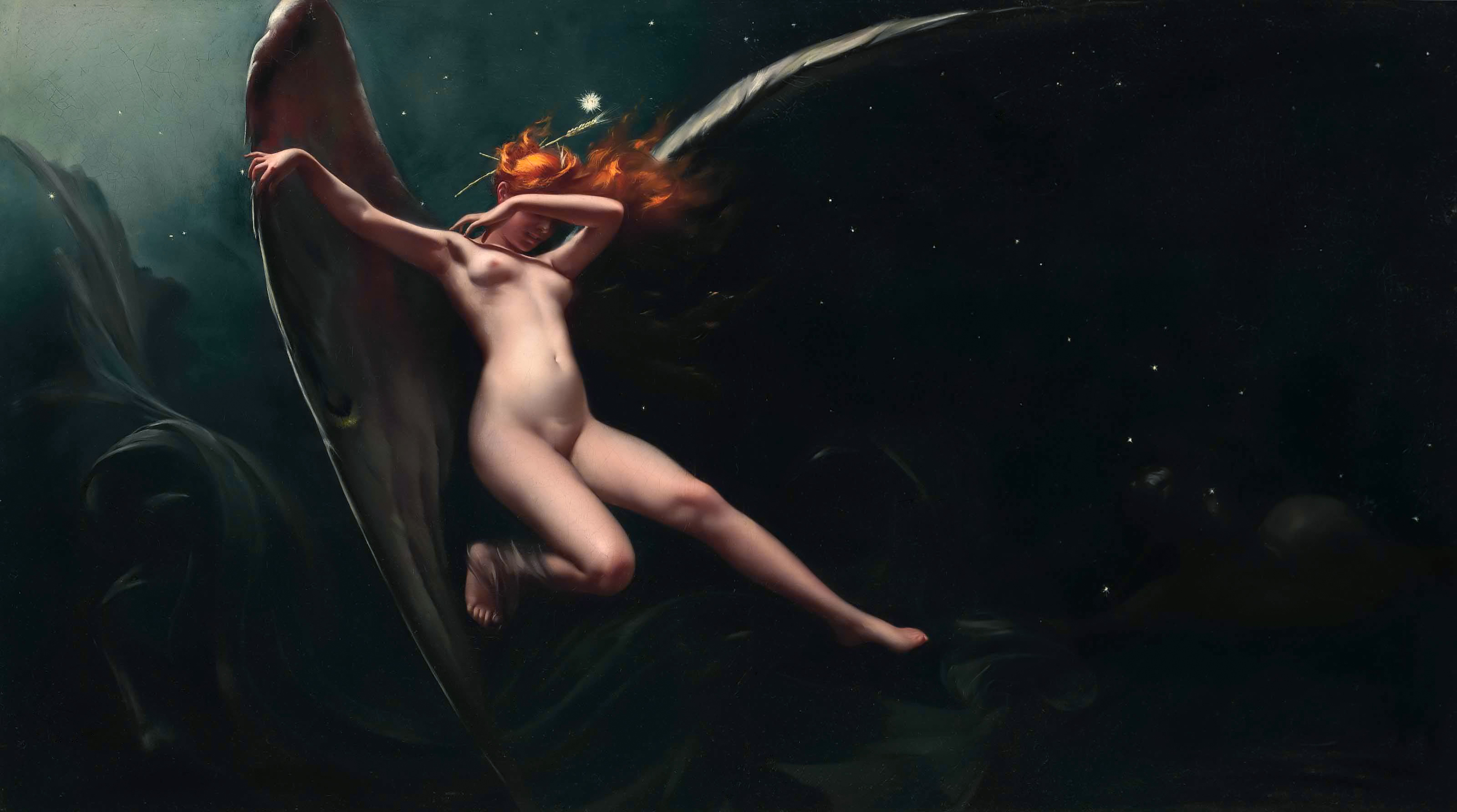 ファイル:A Fairy Under Starry Skies, by Luis Ricardo Falero.jpg