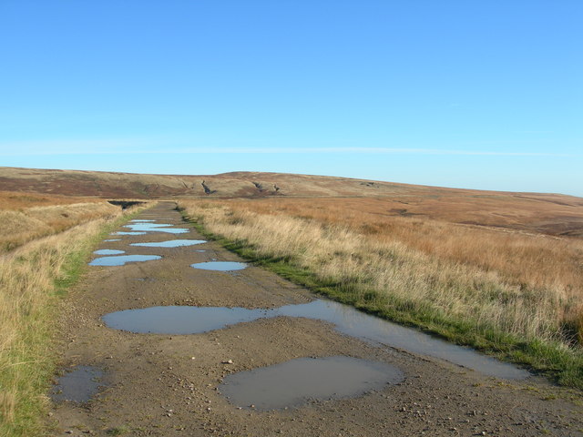 File:Access Track to Green Withens Reservoir - geograph.org.uk - 2904663.jpg