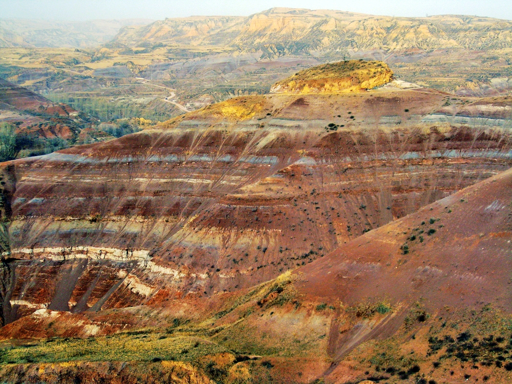 rock formations - Danxia Landform in China