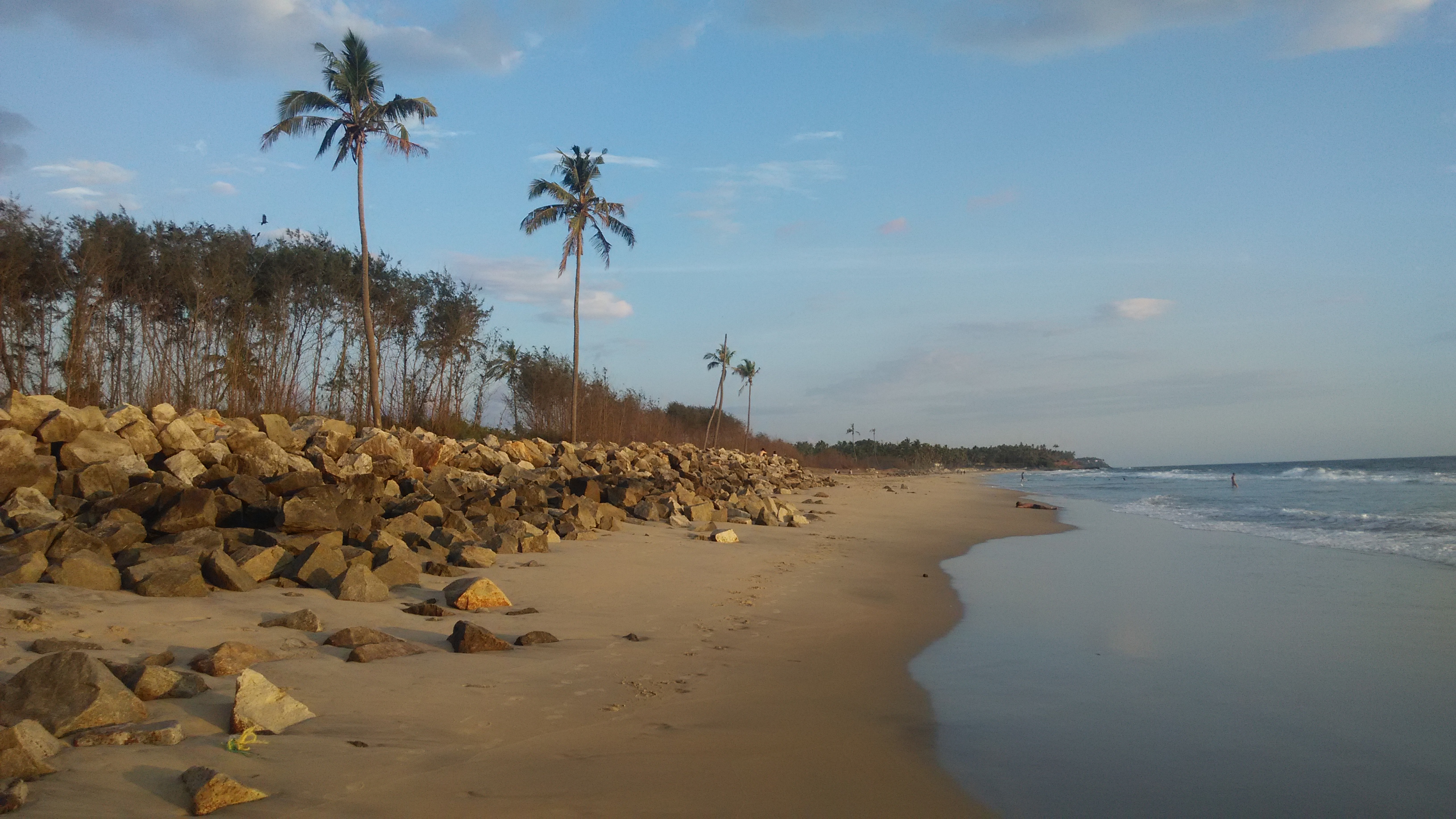 Kappil beach near Varkala