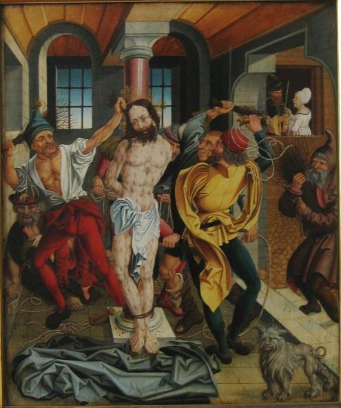 File:Paul Lautensack - Geißelung Christi Rückseite, Verkündigung an Anna - L 1623 - Bavarian State Painting Collections.jpg