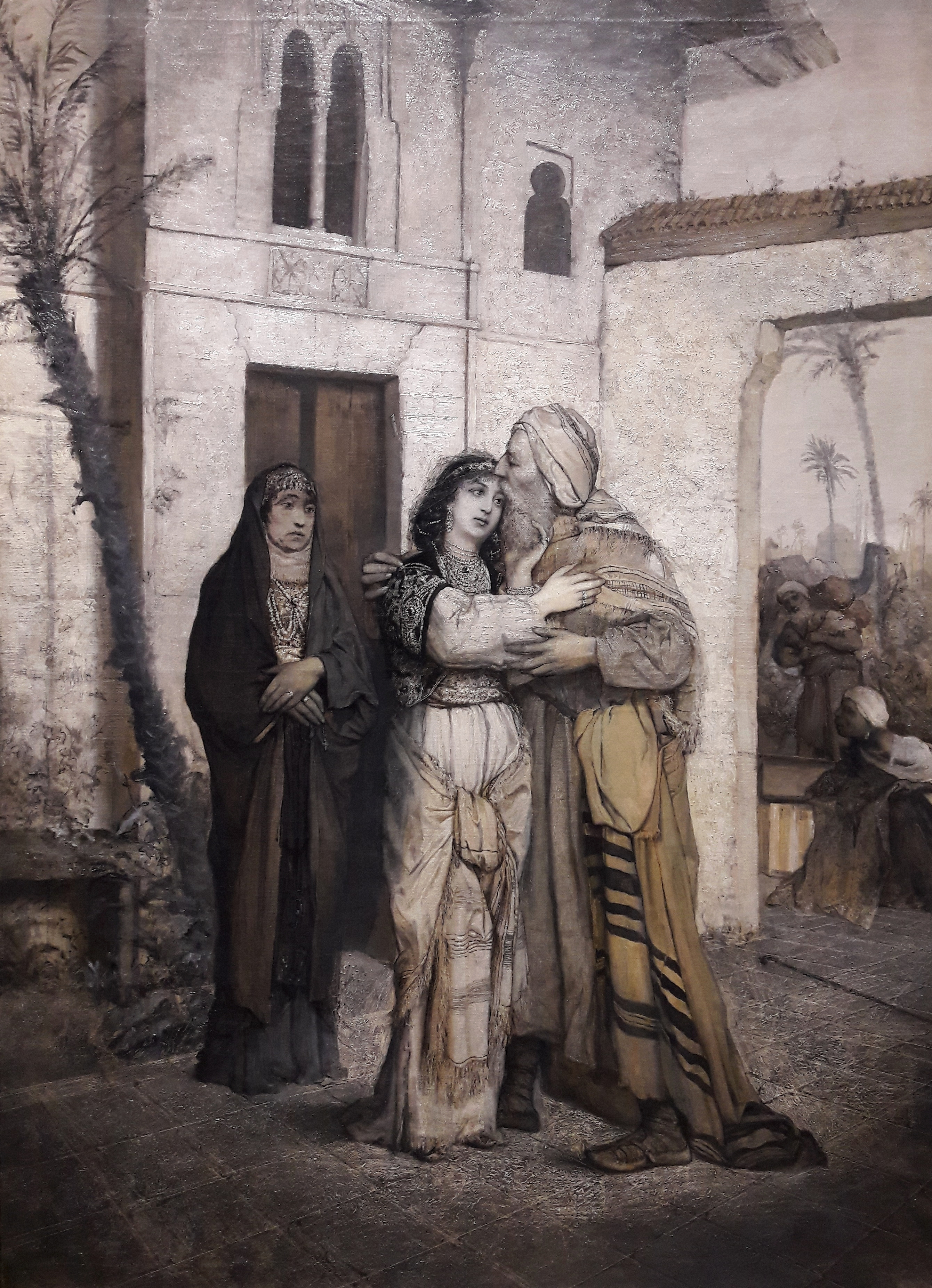 Реча приветствует своего отца, 1877, 110 x 80 см, масло на холсте, Национальный музей в Варшаве