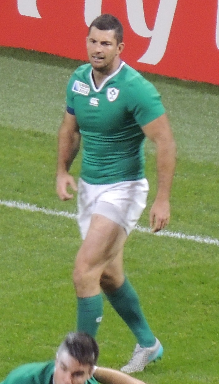 Kearney playing for Ireland during the [[2015 Rugby World Cup]]