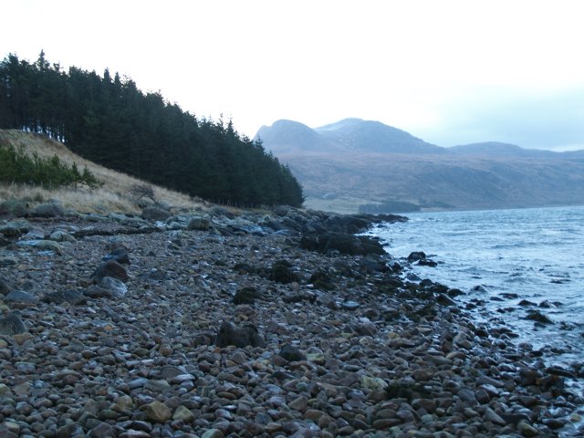 File:Shoreline, Carnach - geograph.org.uk - 305364.jpg