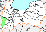 福光町の県内位置図
