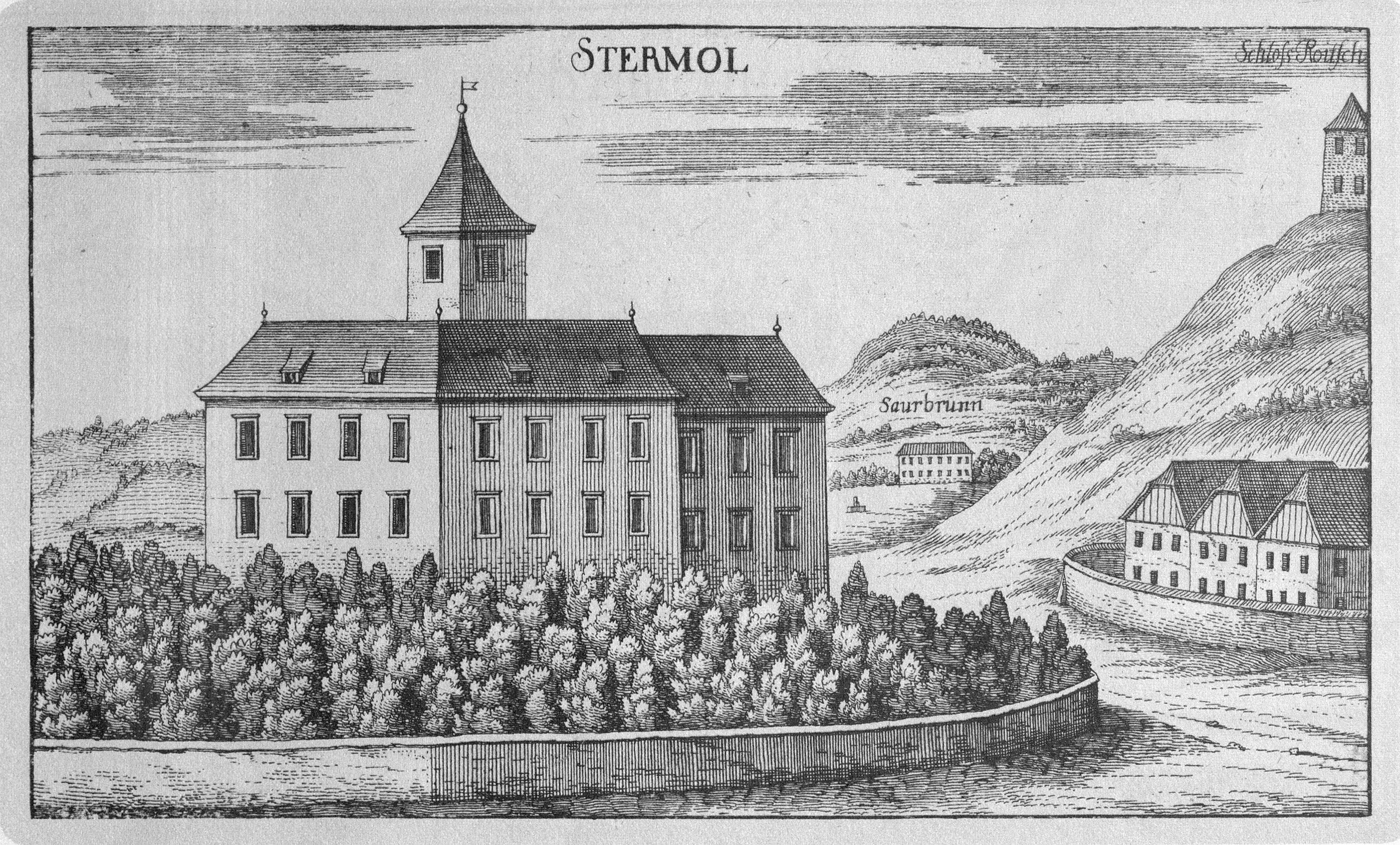 Dvorec Strmol, [[Georg Matthäus Vischer