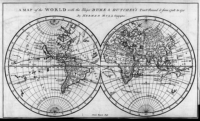 File:A map of the world with ships DUKE & DUTCHESS' tract round it from 1708 to 1711, by Herman Moll, geographer LCCN2007677057.jpg