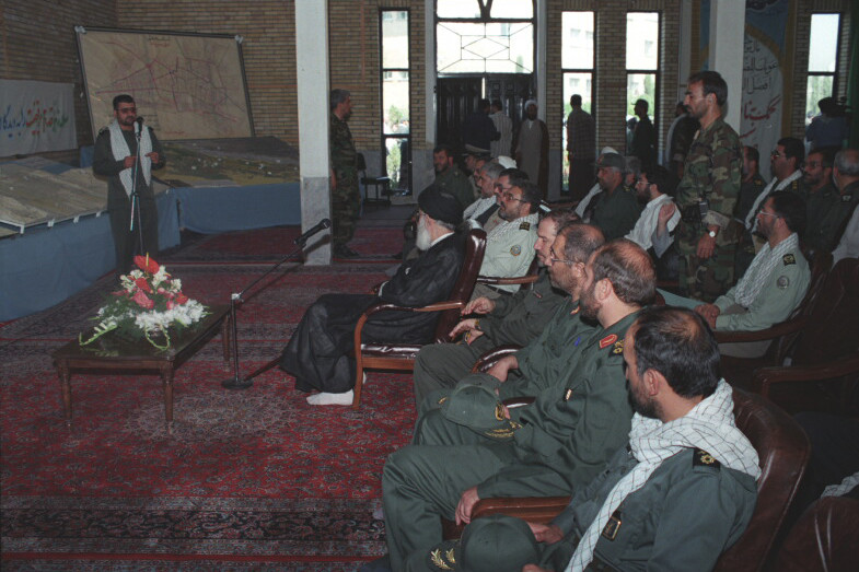 File:Ali Khamenei with the Revolutionary Guard Corps and Basij - Mashhad (5).jpg