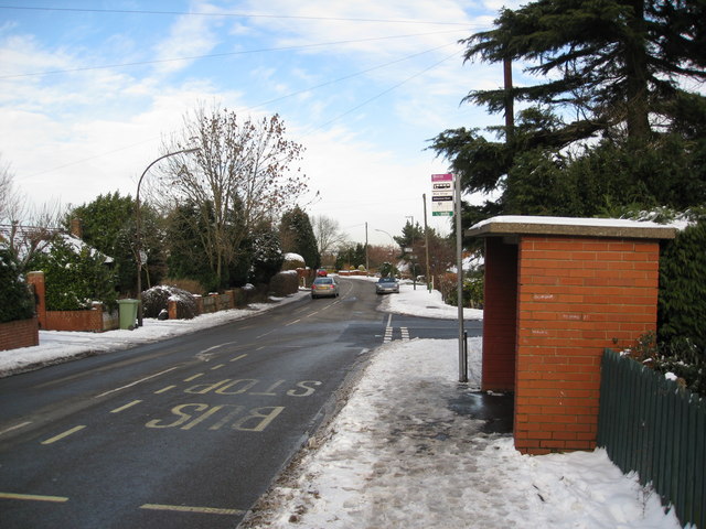 File:Bus Stop at the junction of Station New Road and Nethermoor Road - geograph.org.uk - 1150996.jpg