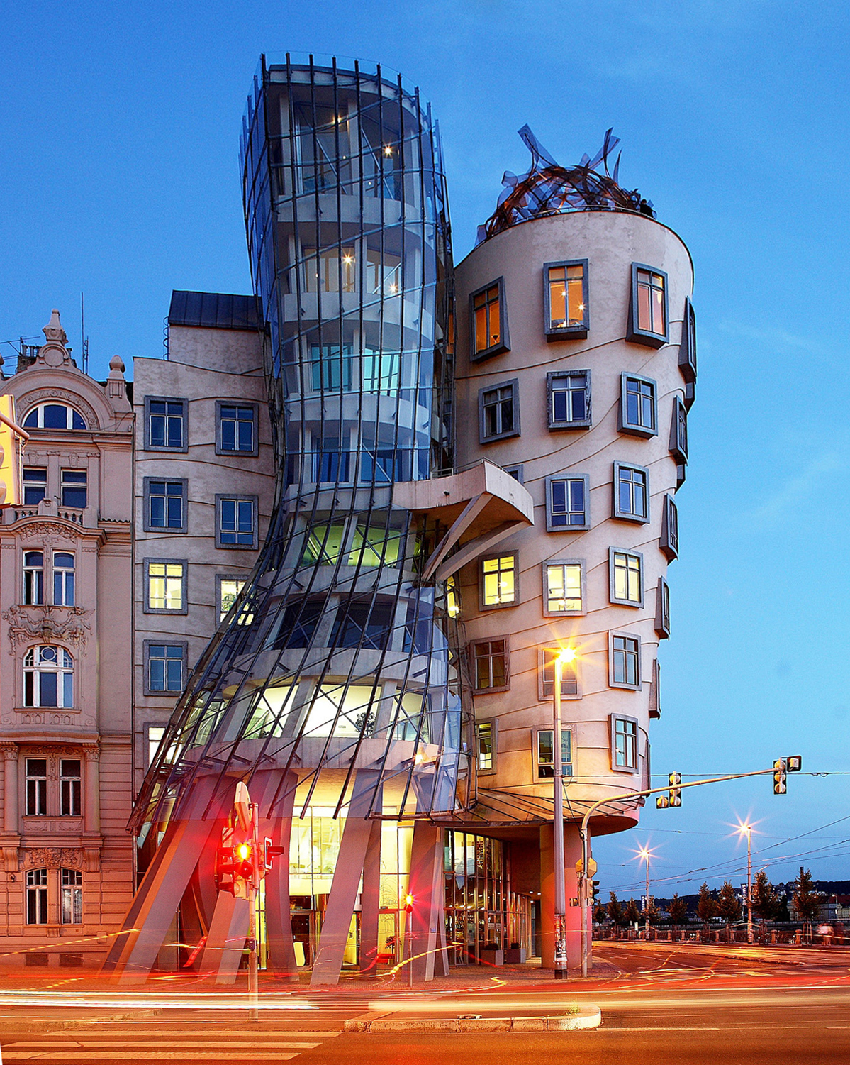 Image result for dancing house