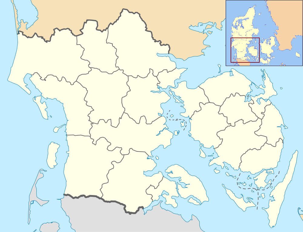 Middelfart is located in Region of Southern Denmark