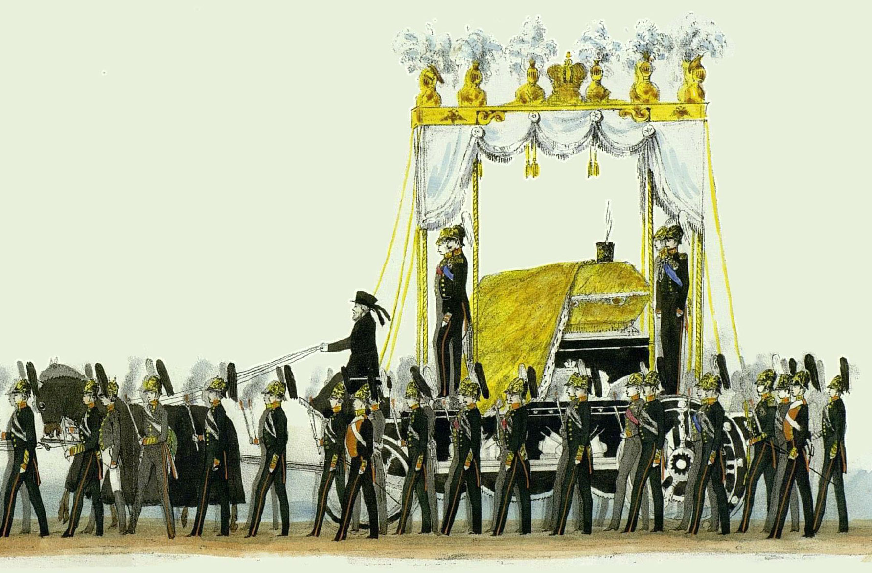 Похороны императора Александра 1