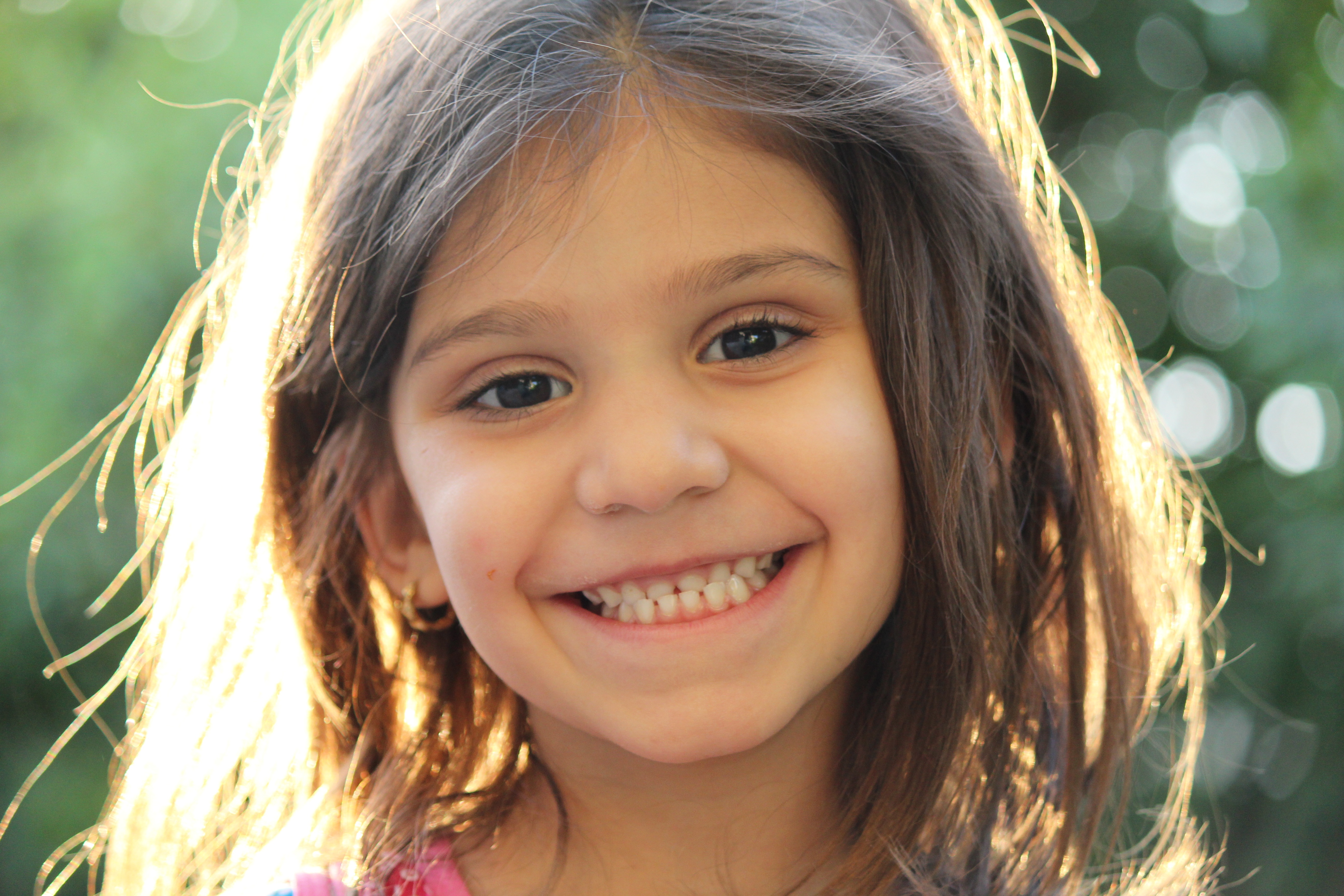 Girl Portrait Kid Cute Hair Sunlight Arab Young.jpg. d