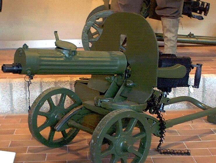 ww1 maxim machine gun