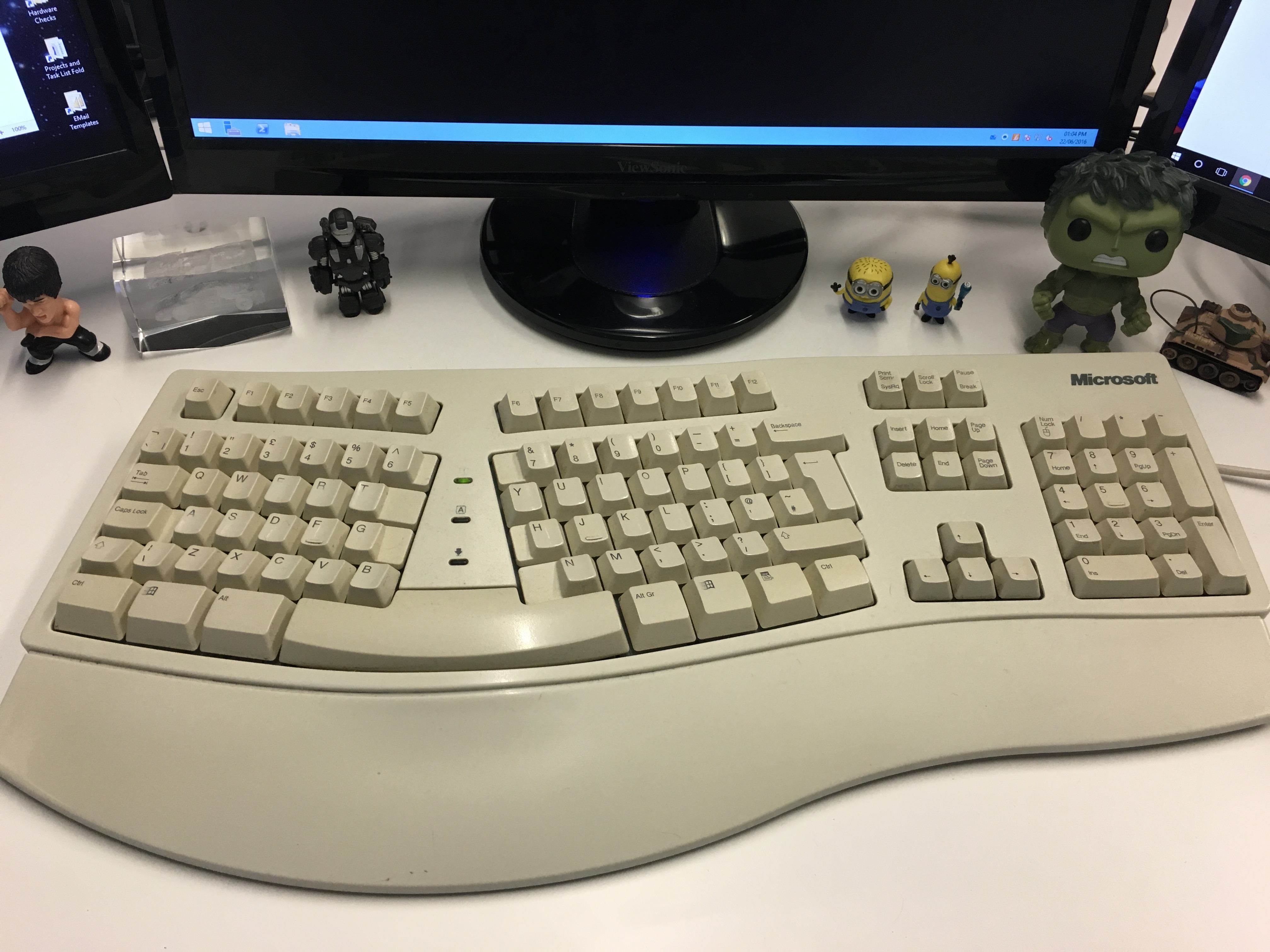 Nouveau clavier ergonomique Microsoft