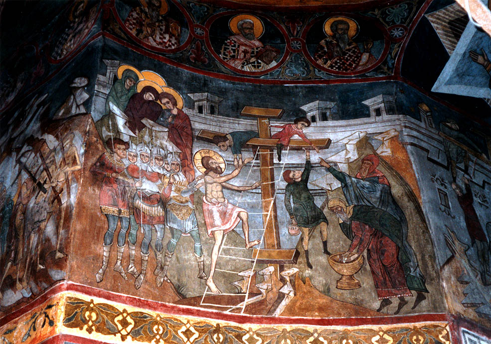Τοιχογραφία, ναός Αγ. Γεωργίου - Suceava