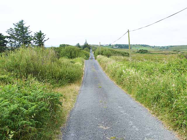 File:Switchback road at Ballyteige - geograph.org.uk - 3566616.jpg