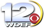 WDEF logo used from 2005, when the station was owned by Media General, until November 2015, when the station re-branded as "News 12 Now". WDEFTV.jpg