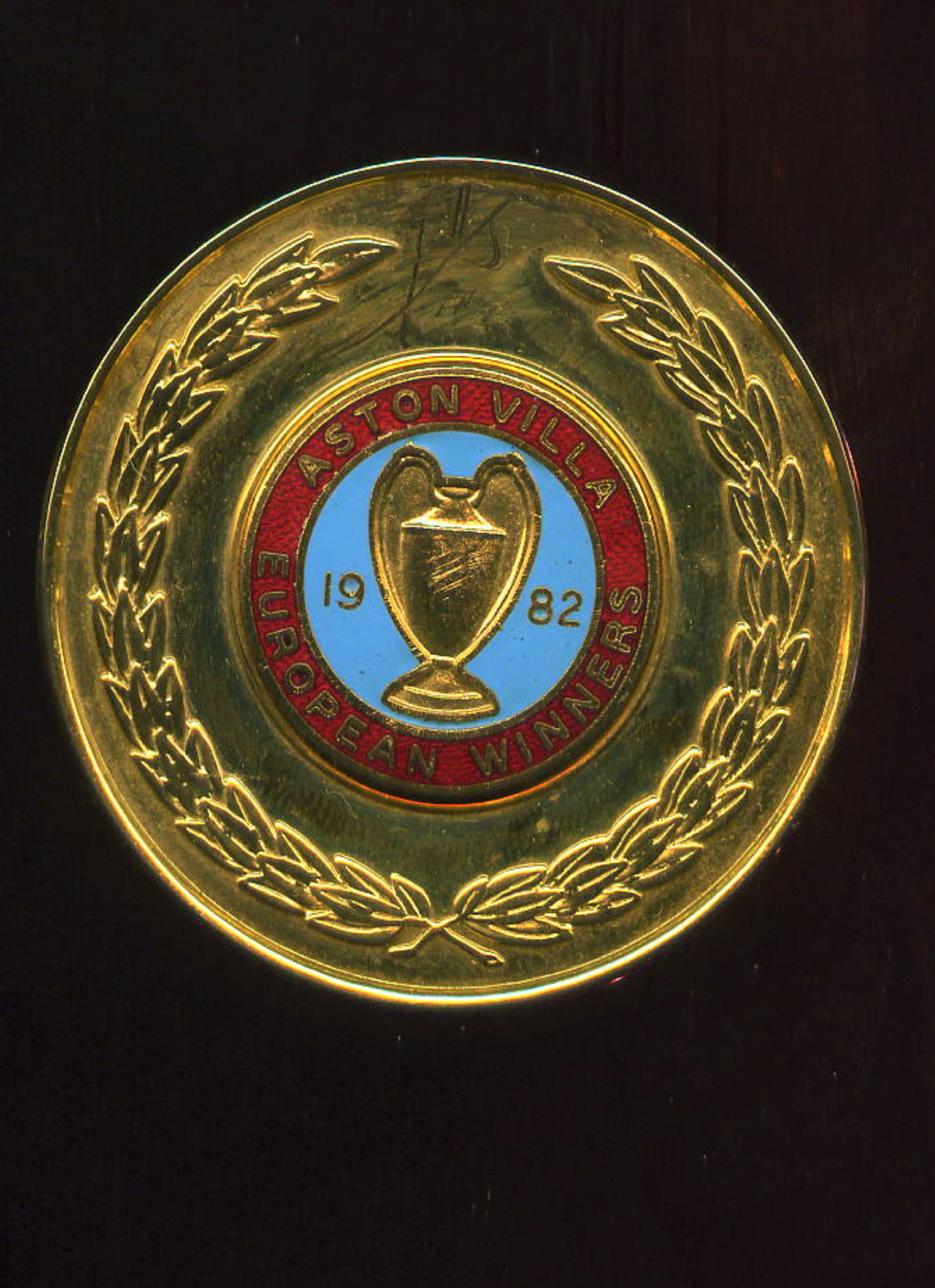 File 19 08 17 Enamel European Cup Aston Villa Football Badge 2 Jpg Wikimedia Commons