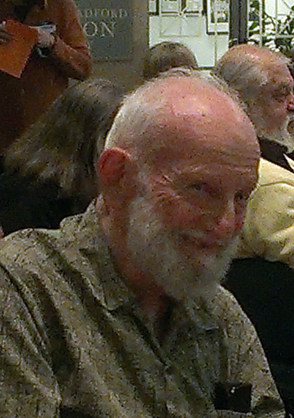 Richard Levins - Richard 'Dick' Levins, PhD, during applause at his 5-23-2015 85th Birthday Symposium Tribute Dinner