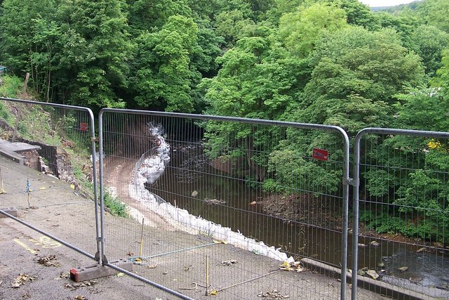 File:A6102 - Landslip Repairs, near Oughtibridge - geograph.org.uk - 863773.jpg