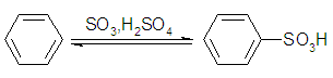 ベンゼンのスルホン化反応
