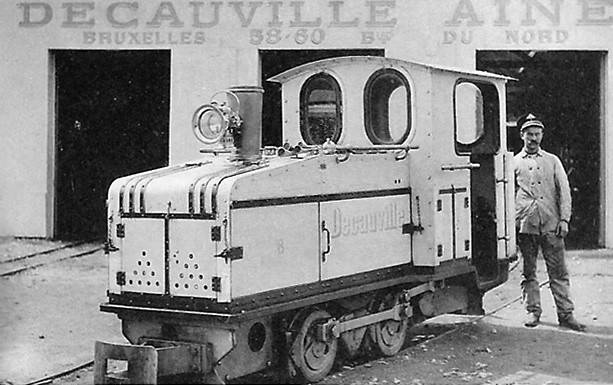 File:Decauville Tramway at Exposition Universelle in Gent, 1913 - Locomotive.jpg