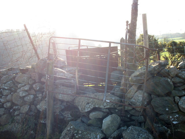 File:Double gates on stile at farm boundary - geograph.org.uk - 330437.jpg