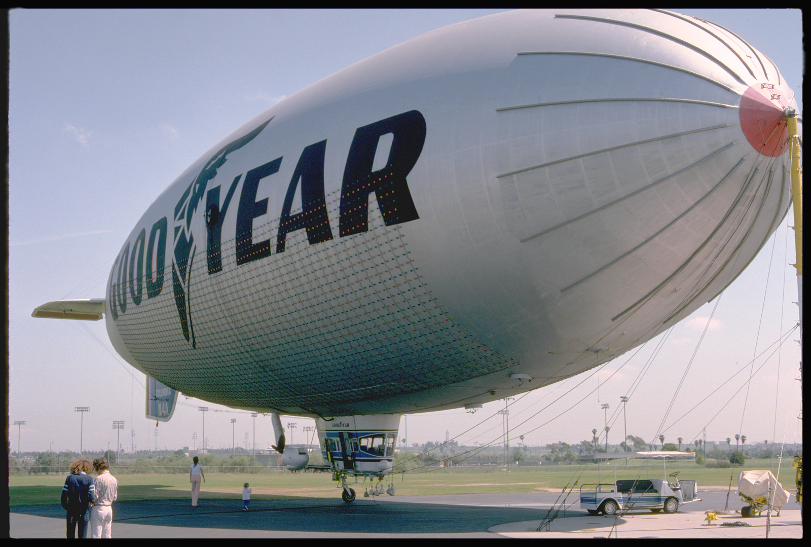 Goodyear Blimp - She is one of the most beloved by our fans here on  Facebook! GZ-19A Mayflower N38A, circa 1970s The last of the GZ-19A series  airships, Mayflower N38A was the