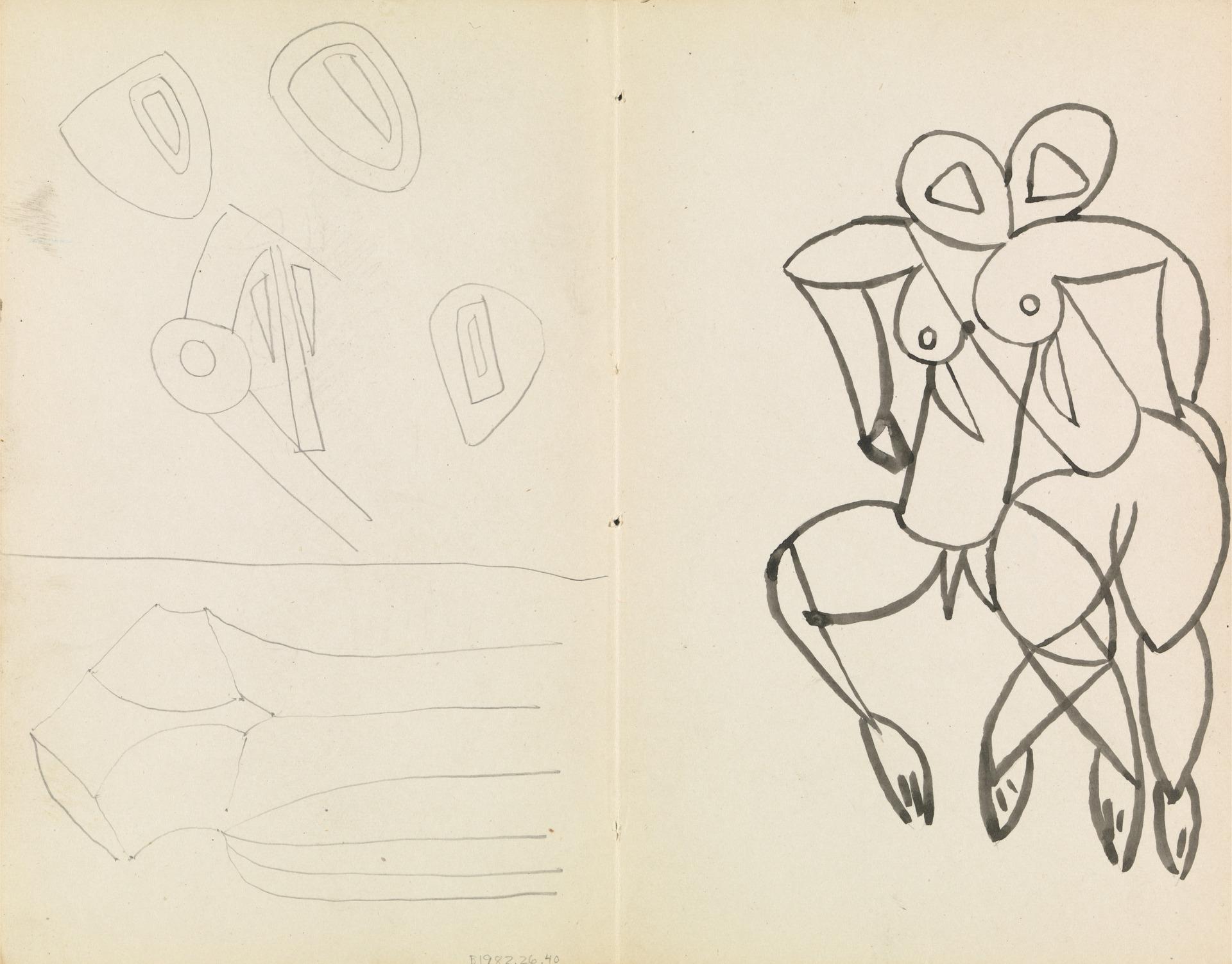 Image of Bristol sketchbook, 1908-09 (drawing) by Gaudier-Brzeska, Henri  (1891-1915)